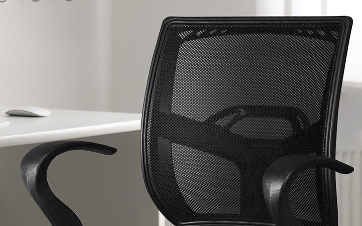 Xtech Stuttgart Chair Secretar Black/w/arm/mesh XTF-SC410