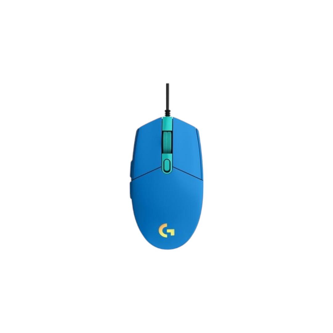 Logitech mouse G203 Lightsync RGB USB azul 6 botones