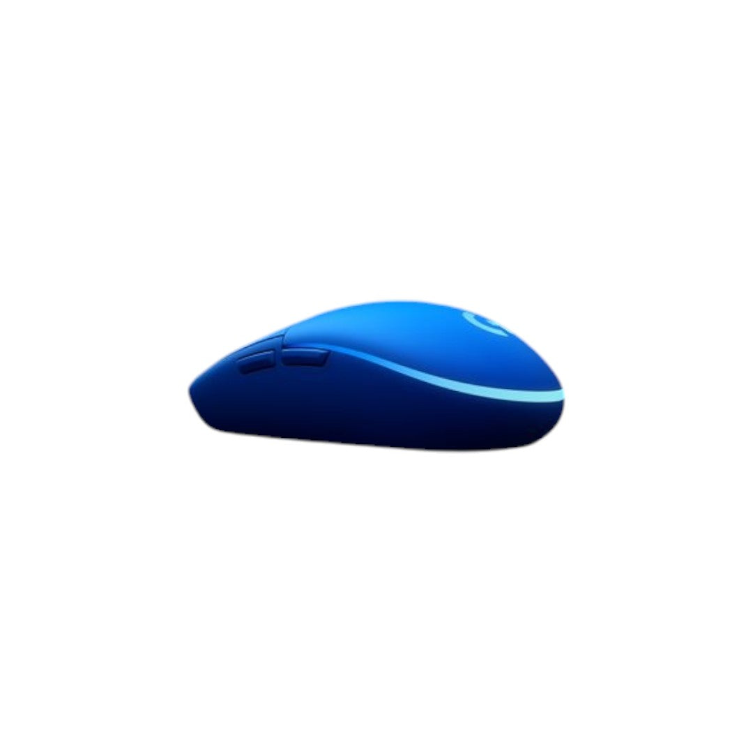 Logitech mouse G203 Lightsync RGB USB azul 6 botones
