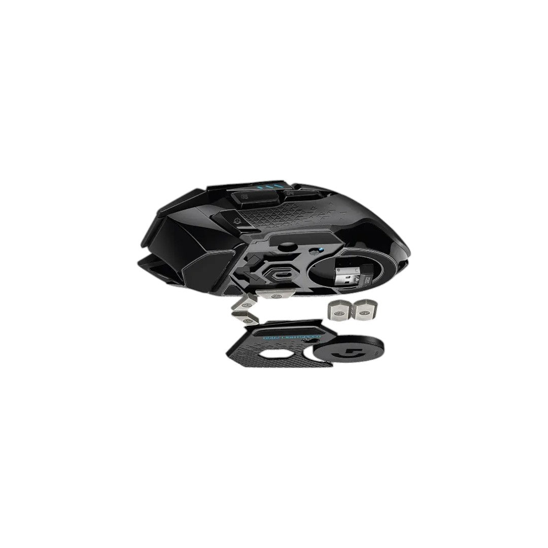 Logitech Mouse Gaming G502 inalámbrico lightspeed black and blue
