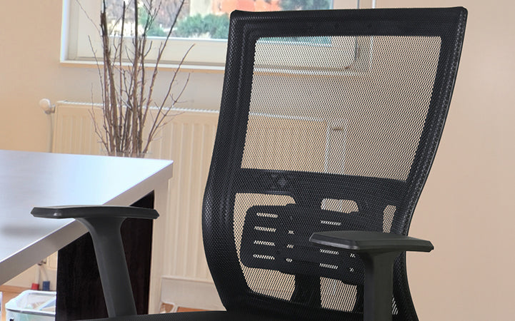 Xtech Fazzina Chair Exec Black/w/arm/mesh XTF-OC413