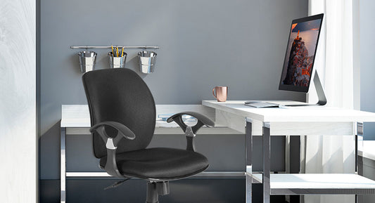 Xtech Ergo Secretarial chair with armrests black XTF-SC100