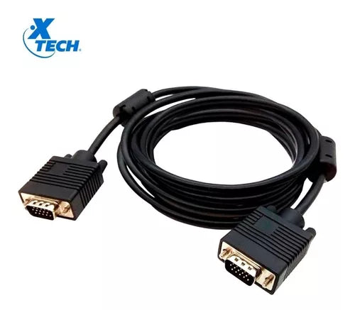 XTECH CABLE VGA MACHO/MACHO 1.8 METROS/MONITOR/TV/PROYECTOR XTC-308
