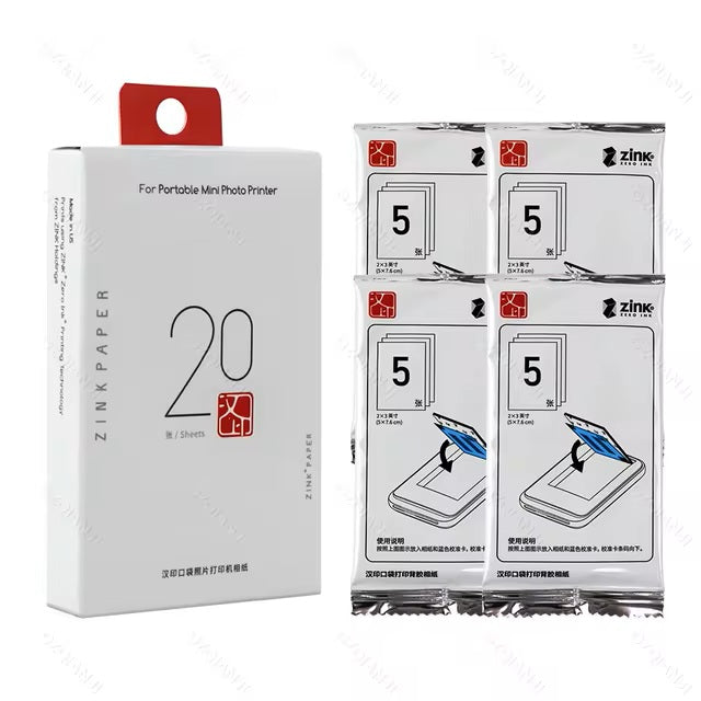 MINI IMPRESORA FOTOGRÁFICA HPRT MT53 + 20 LAMINAS ADICIONALES