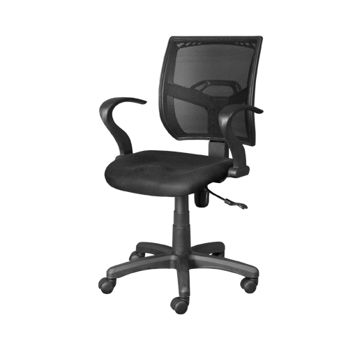 Xtech Stuttgart Chair Secretar Black/w/arm/mesh XTF-SC410
